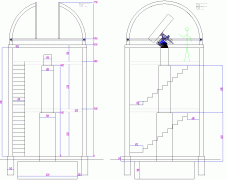Zeichnung Sternwarte
